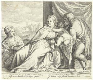Madonna und Kind mit Johannes dem Täufer und St. Katharina