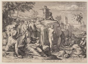 Perseus und Andromeda von Jacob Matham