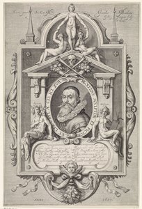 Porträt von Hendrick Goltzius von Jacob Matham