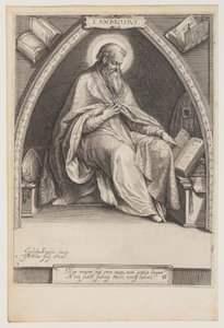 Der heilige Ambrosius, aus Die Kirchenväter
