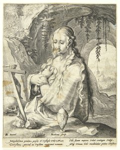 Die reuige Maria Magdalena von Jacob Matham