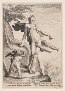 Venus, Amor und Pluto von Jacob Matham