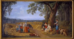 Die Ernte bei Carditello in der Nähe von Caserta