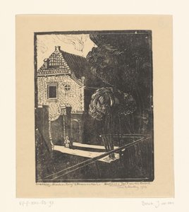 Bauernhof Beek en Berg in Bloemendaal von Jacob Pieter van den Bosch (signed by artist)