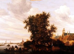 Die Maas bei Gorkum