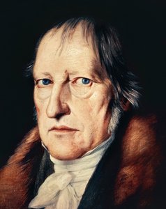 Porträt von Georg Wilhelm Friedrich Hegel von Jacob Schlesinger