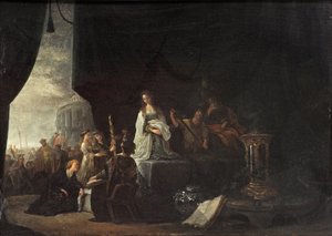 Das Opfer von Jephthahs Tochter von Jacob Willemsz de (c.1630 after 1675) Wet