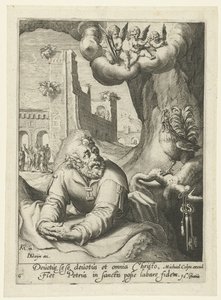 Petrus als reuiger Sünder von Jacob de Gheyn (II) (workshop of)