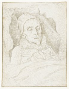 Porträt von Prinz Moritz auf seinem Sterbebett von Jacob de Gheyn (II)
