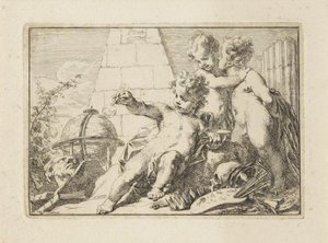 Allegorie der Vergänglichkeit von Jacob de Wit