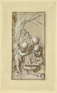 Allegorie des Winters von Jacob de Wit