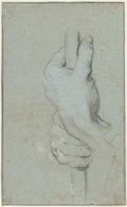Studie von zwei Händen, die einen Stab umklammern von Jacob de Wit