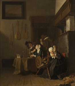 Nachsichtige alte Dame