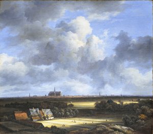 Blick auf die Bleichfelder und Haarlem von Jacob van Ruisdael