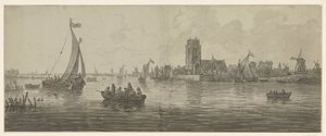 Ansicht von Dordrecht aus Südwesten