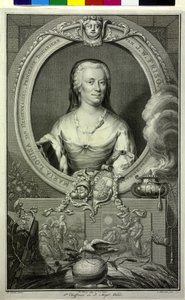 Landgräfin von Hessen-Kassel Maria Louisa von Jacobus (after) Houbraken