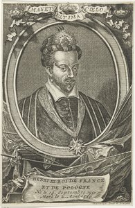 Porträt von Heinrich III. von Frankreich, König von Polen und Großherzog von Litauen von Jacobus Harrewijn