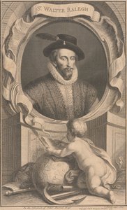 Sir Walter Ralegh von Jacobus Houbraken