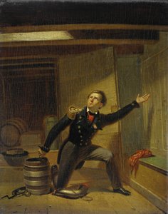 Jan van Speijk zündet die Lunte an, 5. Februar 1831