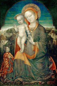 Madonna und Kind von einem Prinzen des Hauses Este von Jacopo Bellini