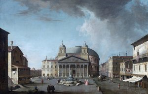 Ansicht des Pantheons in Rom von Jacopo Fabris