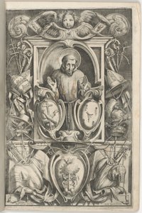 Frontispiz mit Porträt des Heiligen Franziskus