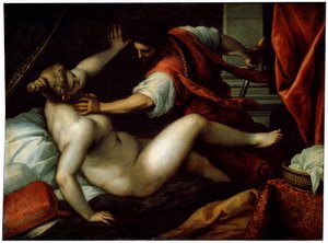 Tarquinius und Lucretia, 16. oder frühes 17. Jahrhundert