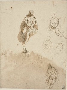 Studien zur Krönung mit Dornen von Jacopo Palma il Giovane