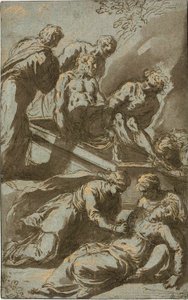 Die Grablegung Christi von Jacopo Palma il Giovane