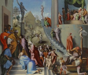 Joseph mit Jakob in Ägypten, wahrscheinlich 1518