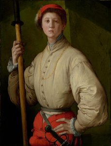 Porträt eines Hellebardenträgers (Francesco Guardi?)