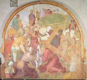 Der Weg nach Golgatha, Lunette aus dem Freskenzyklus der Passion