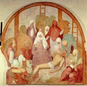 Die Kreuzabnahme (Detail) von Jacopo Pontormo