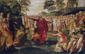 Moses schlägt auf den Felsen
