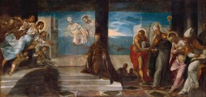 Doge Alvise Mocenigo dem Erlöser vorgestellt, ca. 1577