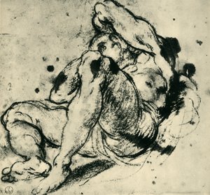 Figur eines Mannes von Jacopo Robusti Tintoretto