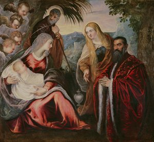 Heilige Familie mit Matteo Saranzo