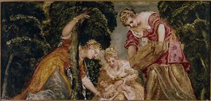 Moses aus dem Wasser gerettet von Jacopo Robusti Tintoretto