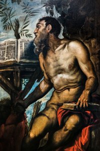 Heiliger Andreas und Heiliger Hieronymus, ca. 1551-52 von Jacopo Robusti Tintoretto