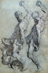 Studie von Figuren von Jacopo Robusti Tintoretto