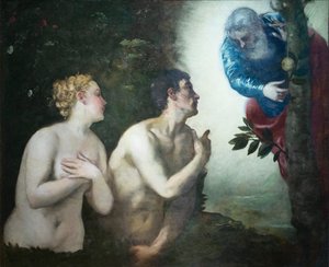 Die Vertreibung von Adam und Eva aus dem Garten Eden