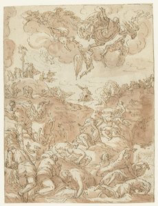 Errichtung der ehernen Schlange von Jacopo Tintoretto