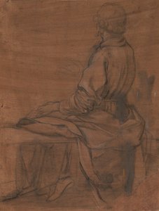 Sitzender Mann von hinten gesehen von Jacopo da Empoli