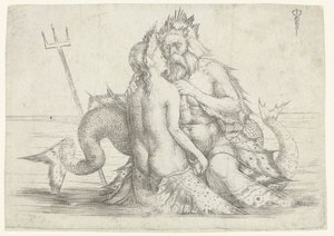 Triton und Nereide in Umarmung von Jacopo de