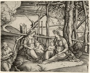 Die Heilige Familie mit der Heiligen Elisabeth und dem Johannesknaben