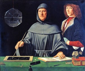 Porträt von Luca Pacioli von Jacopo de
