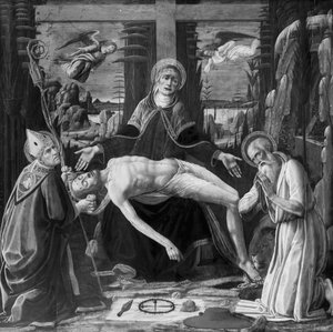 Beweinung Christi von Jacopo del Sellaio