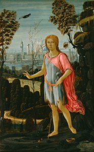 Johannes der Täufer, ca. 1480 von Jacopo del Sellaio