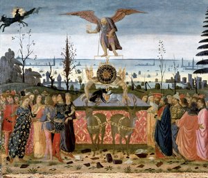 Der Triumph der Zeit von Jacopo del Sellaio
