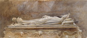 Das Grab von Ilaria del Caretto im Dom von Lucca, 10. August - 26. September 1874